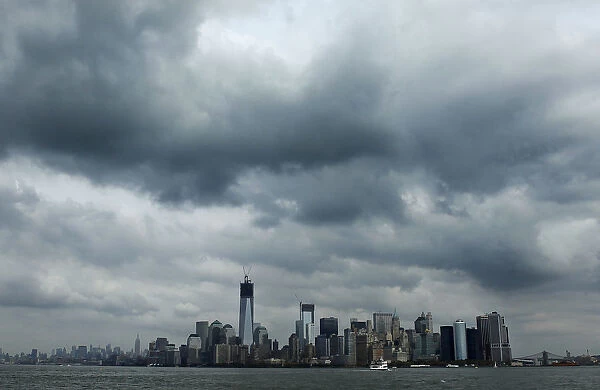 Clouds gather over New York