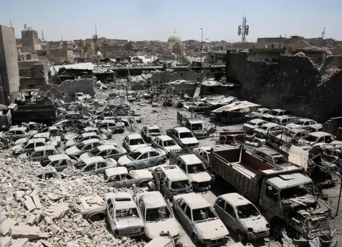 Framed Print : A destroyed al-Hadba minaret at Grand al-Nuri Mosque is seen in Mosul Framed Print : A destroyed al-Hadba minaret at Grand al-Nuri Mosque is seen in Mosul