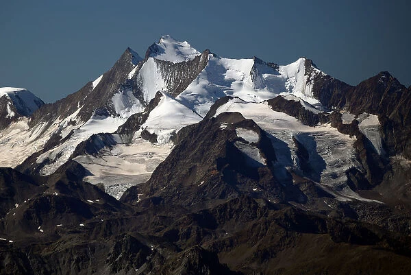 The Dom des Mischabel mountain is pictured from Belalp