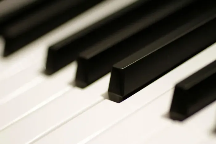 Framed Print : An electric keyboard is shown on display at a store in Singapore Framed Print : An electric keyboard is shown on display at a store in Singapore