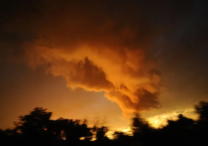 Framed Print : A funnel comes out of a tornadic thunderstorm in Meridian Framed Print : A funnel comes out of a tornadic thunderstorm in Meridian