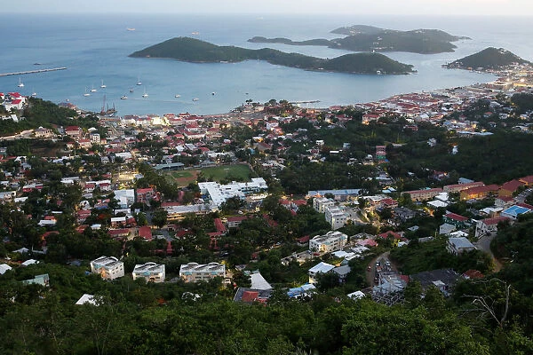 A general view of Charlotte Amalie