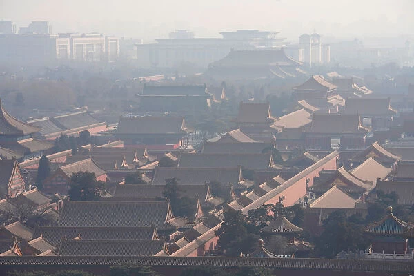 A general view of Forbidden City is pictured in central Beijing