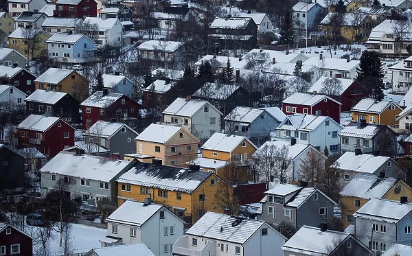 A general view of houses in Kirkenes