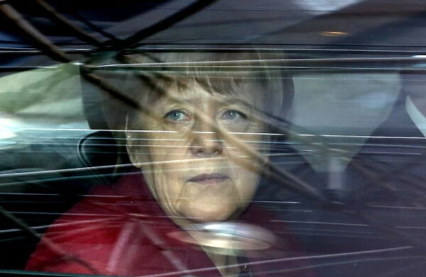 Germanys Chancellor Merkel arrives at a EU leaders summit over migration in Brussels