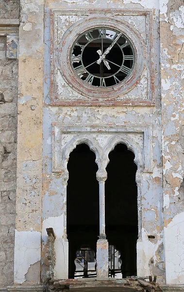 Historic building that was damaged during a three-year conflict, is seen in Benghazi