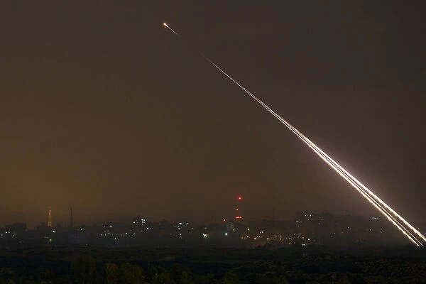 Israeli rocket is fired into the northern Gaza Strip