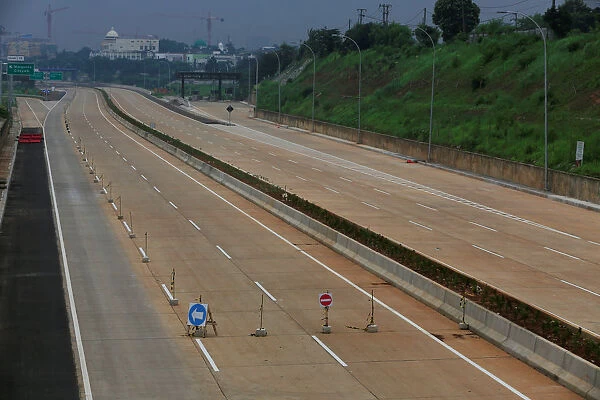 The new Depok-Serpong highway is seen on the outskirts of Jakarta