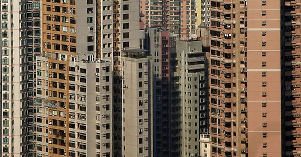 Residential buildings at Mid-Levels are seen in Hong Kong