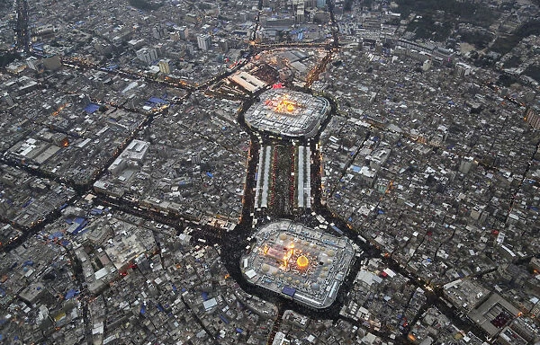 Shrines of Imam al-Abbas and Imam al-Hussein Commemoration Aerial View