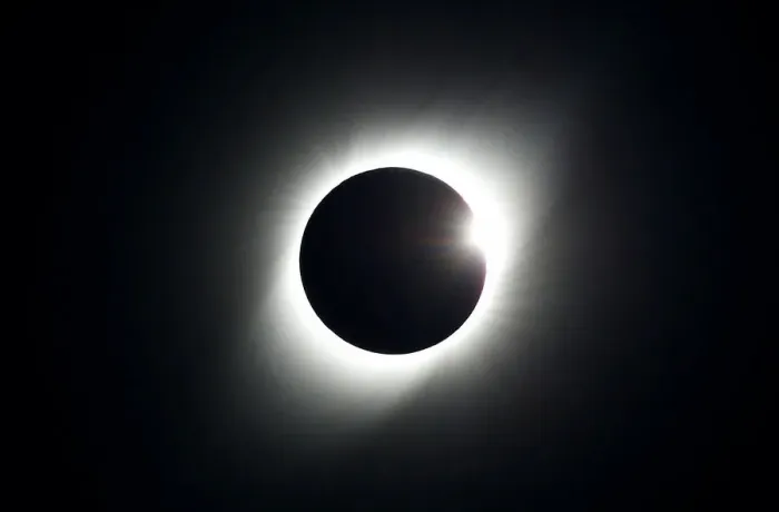 Framed Print : A solar eclipse is observed at Coquimbo Framed Print : A solar eclipse is observed at Coquimbo