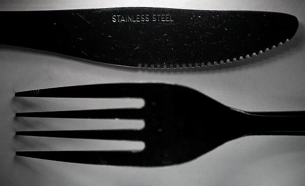 Stainless Steel cutlery is seen in Manchester