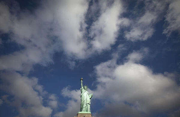 The Statue of Liberty is pictured on Liberty Island in New York