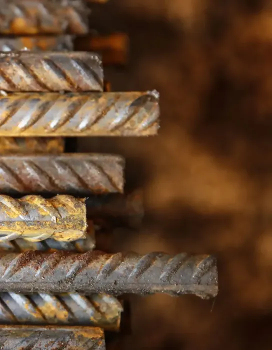 Framed Print : Steel rebar is pictured at the Ariel Metal steel trader warehouse in Podolsk Framed Print : Steel rebar is pictured at the Ariel Metal steel trader warehouse in Podolsk