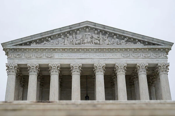 The U. S. Supreme Court is seen as the court nears the end of its term in Washington