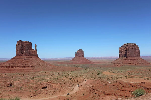A view of Monument Valley in Utah