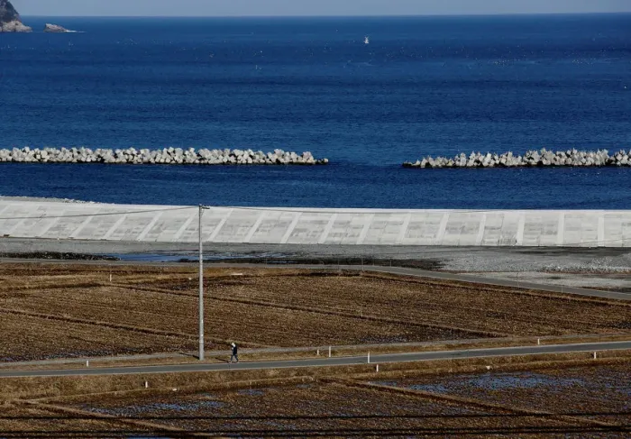 Framed Print : The Wider Image: After tsunami, some Japanese are feeling walled-in Framed Print : The Wider Image: After tsunami, some Japanese are feeling walled-in