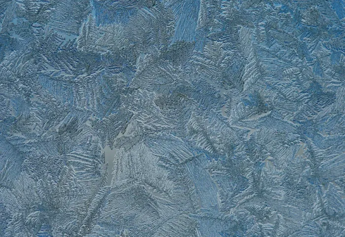 Framed Print : A window with frost pattern is pictured on top of highest German mountain, the Zugspitze