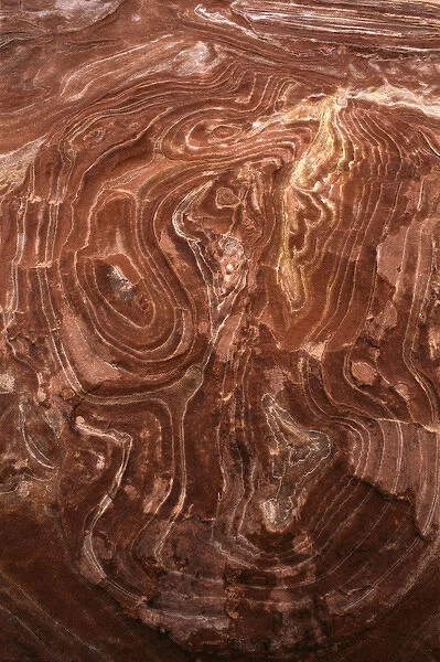 Time worn ceiling of a redrock niche in the Vermillion Cliffs - Paria Wilderness
