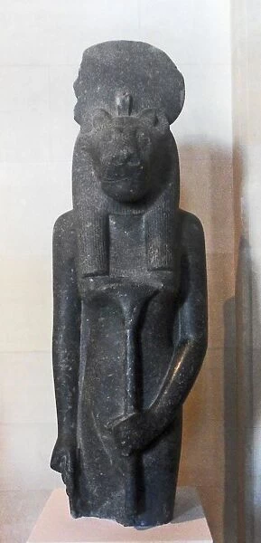 The goddess Sekhmet, reign of Amenhotep III (1391-1353 BC) 18th dynasty, diorite
