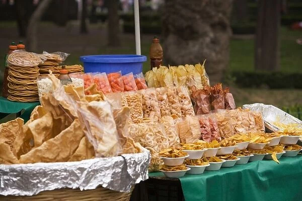 Mexico, Mexico City, roadside snacks