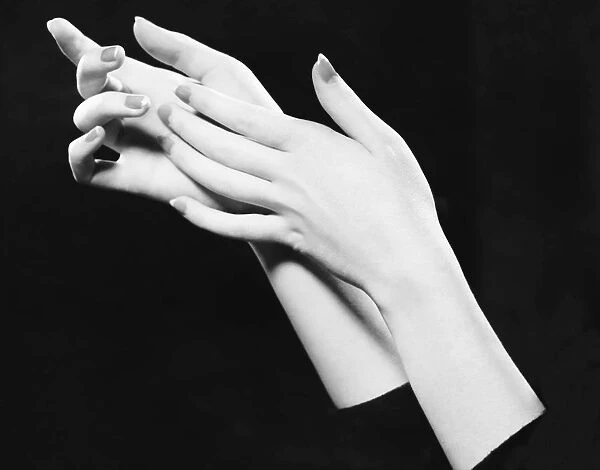Close-up of womans hands