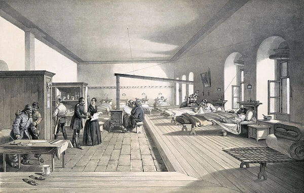 Hospital Ward during the Crimean War