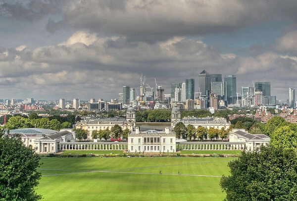 Queens House, Greenwich and Canary Wharf