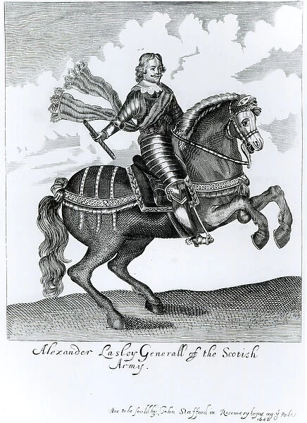 Alexander Leslie (c. 1580-1661) 1st Earl of Leven (engraving)
