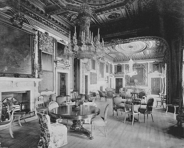 The Ballroom at Devonshire House (b  /  w photo)