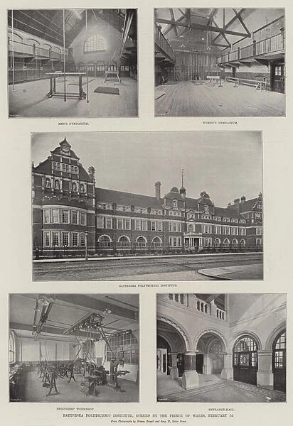 Battersea Polytechnic Institute, opened by the Prince of Wales, 24 February (b  /  w photo)
