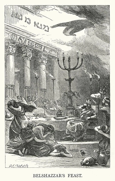 Belshazzars feast (engraving)