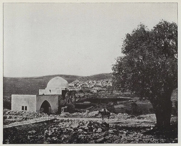Bethlehem, Rachels tomb (b  /  w photo)