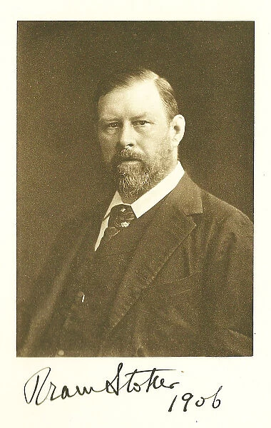 Bram Stoker, 1906 (b  /  w photo)