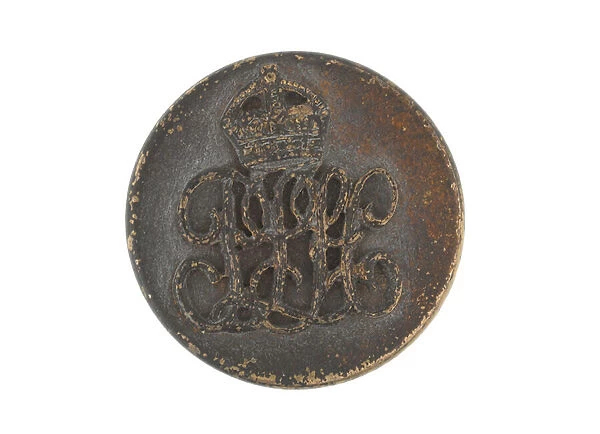 Button, Punjab Light Horse, 1893-1947 (brass)