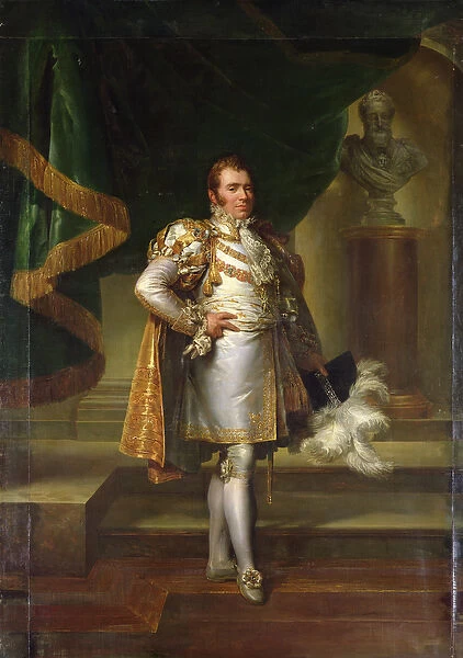 Charles-Ferdinand of France in the Costume of a French Prince, 1820 (oil on canvas)