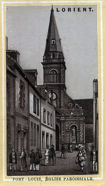 Church parish of Port Louis (Port Louis) Pays de Lorient, Morbihan, Brittany
