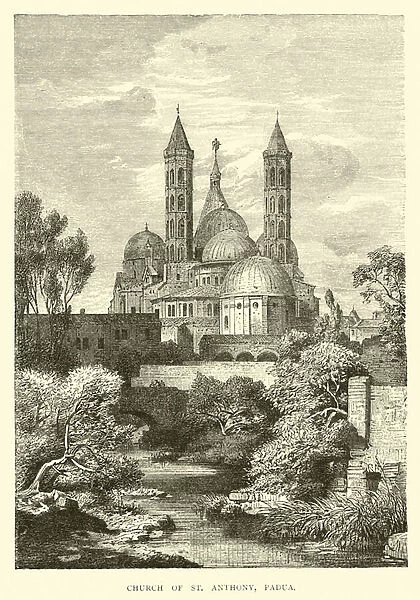 Church of St Anthony, Padua (engraving)