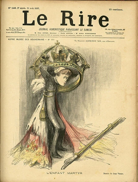 Cover of Le Rire, 1897-8-21 (engraving)