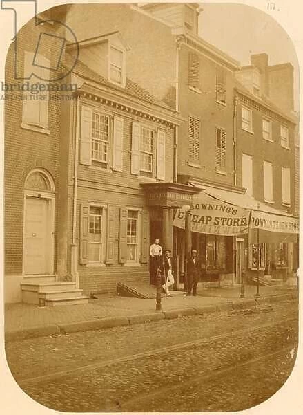 Donnellys Hotel, 4th Street at Pine, c. 1860 (albumen print)