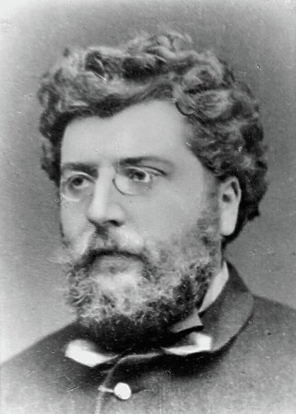 Georges Bizet (1838-75) French composer (b / w photo)