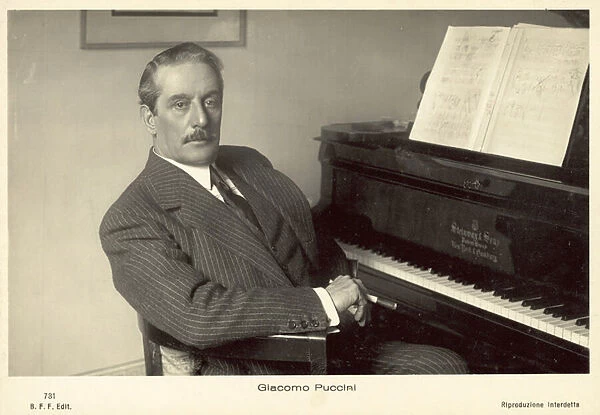 Giacomo Puccini (b  /  w photo)
