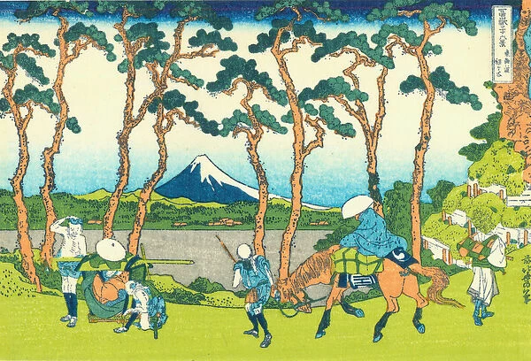 Hodogaya on the Tokaido, c. 1830 (woodblock print)