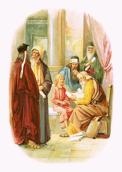 Jesus in the temple