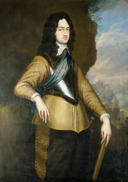 King Charles II (1630-85) as a Young Man (oil on canvas)