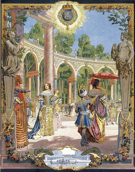 King Louis XIV known as The Sun King (King Sun or Louis the Great