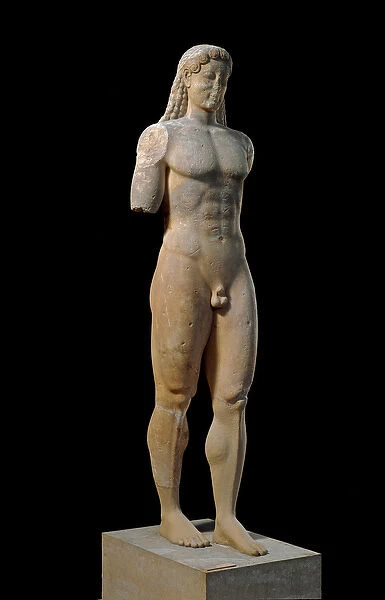 Kouros of Kea. 530 BC (Marble sculpture)