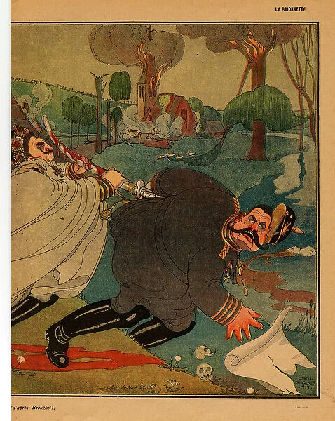 La Baionnette, Satirical in Colours, 1917_6_7: War of 14 -18