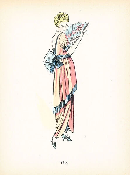 Ladies fashion, 1914 (colour litho)