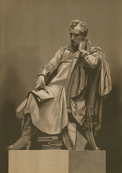 Lord Byron contemplating the liberty of the Greeks